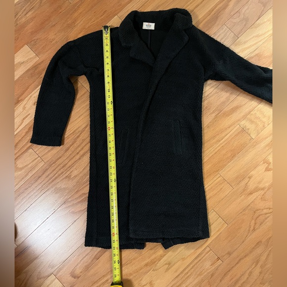 Marine Layer Birdseye Coat in Black, Small - Picture 4 of 4